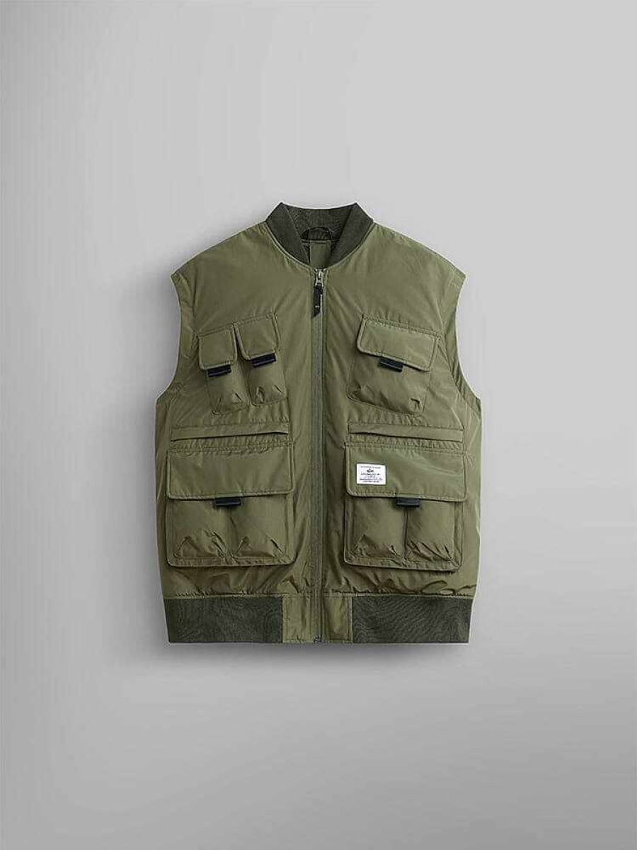 Men Alpha Industries Outerwear | Multi Pocket Bomber Jacket