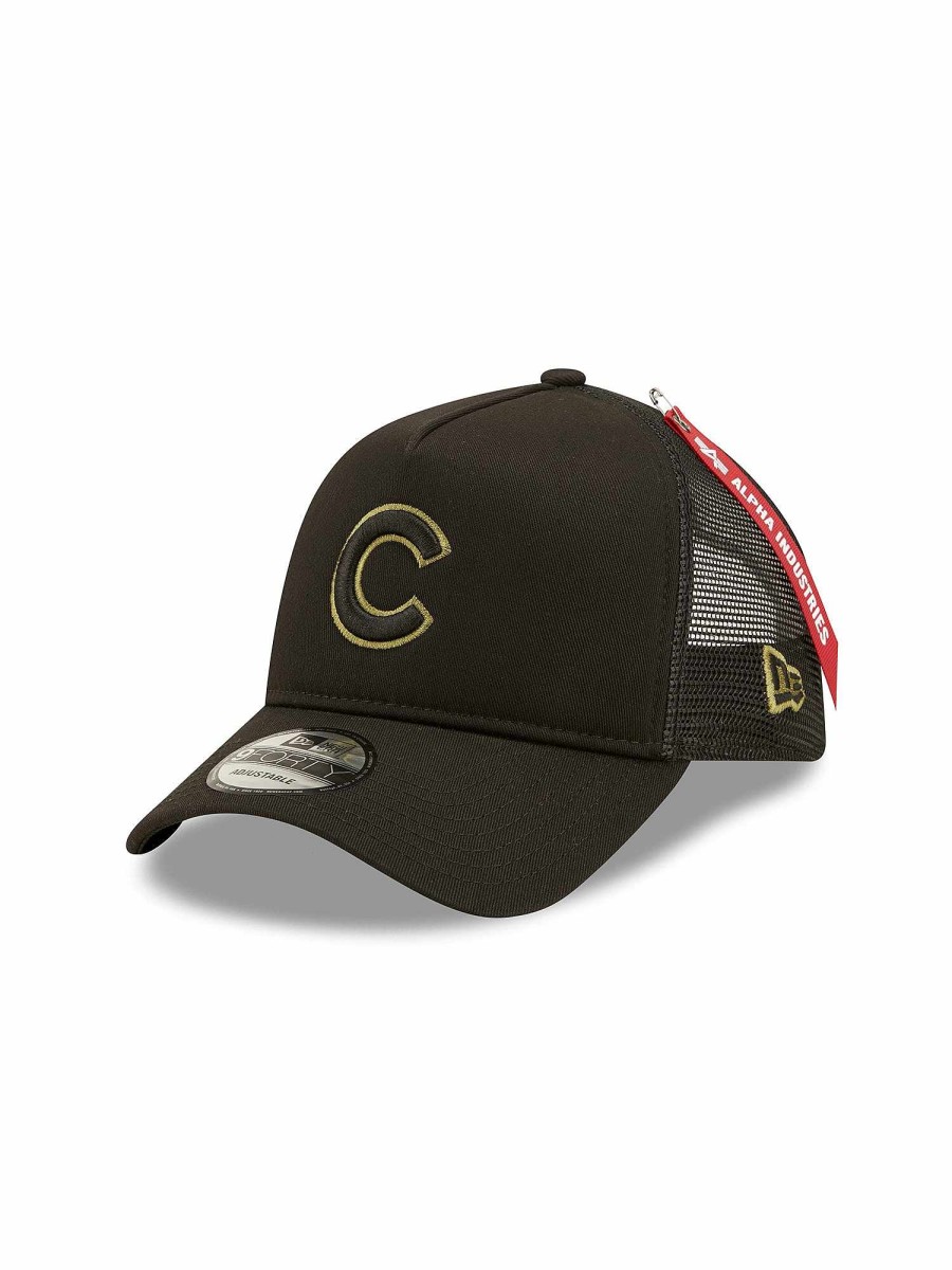 Mlb Alpha Industries Mlb X Alpha X New Era - Caps | Chicago Cubs X Alpha X New Era 940 Cap Black